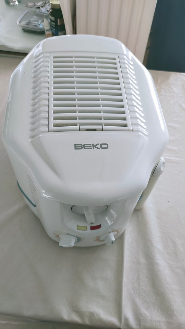 Beyaz Elektrikli Fritöz ve Izgara - Görsel 2