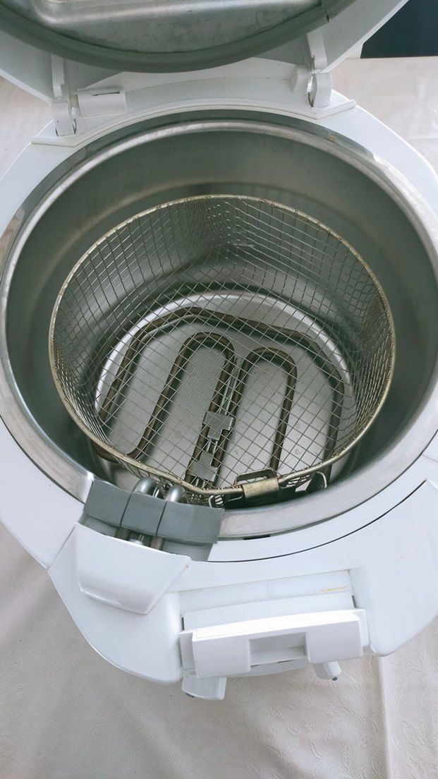 Beyaz Elektrikli Fritöz ve Izgara - Görsel 4