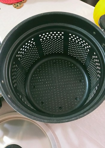 Delikli Siyah Tencere ve Kapak Seti - Görsel 3