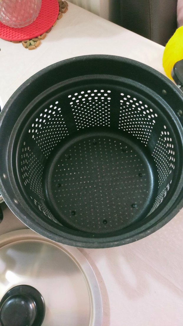 Delikli Siyah Tencere ve Kapak Seti - Görsel 3