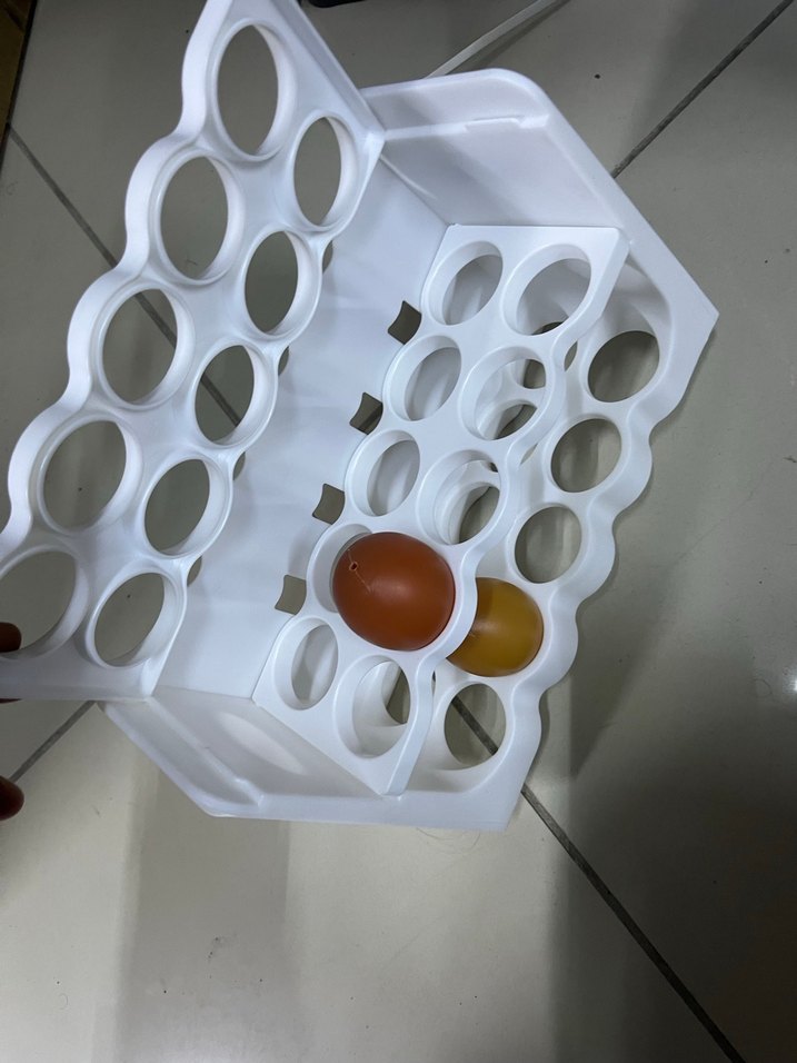 Beyaz Plastik Yumurta Rafı - Görsel 3