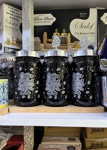 Siyah 3'lü Baharat Seti - Görsel 2