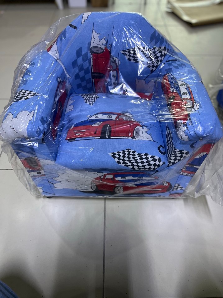 Mavi Arabalı Çocuk Koltuğu - Görsel 2