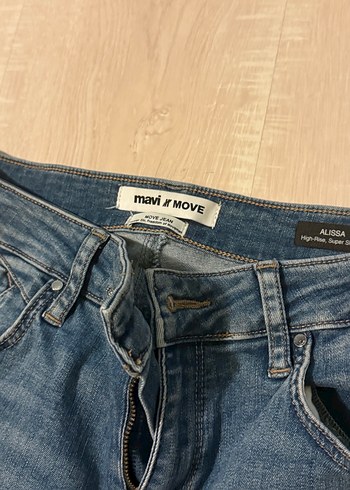 Kadın Mavi Normal Kesim Kot Pantolon - Görsel 2