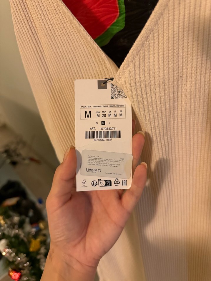 Zara etiketli Dantel Detaylı Beyaz Bohem Uzun Elbise - Görsel 2