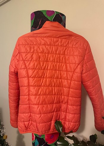 Turuncu Kadın Günlük Mont - Görsel 3