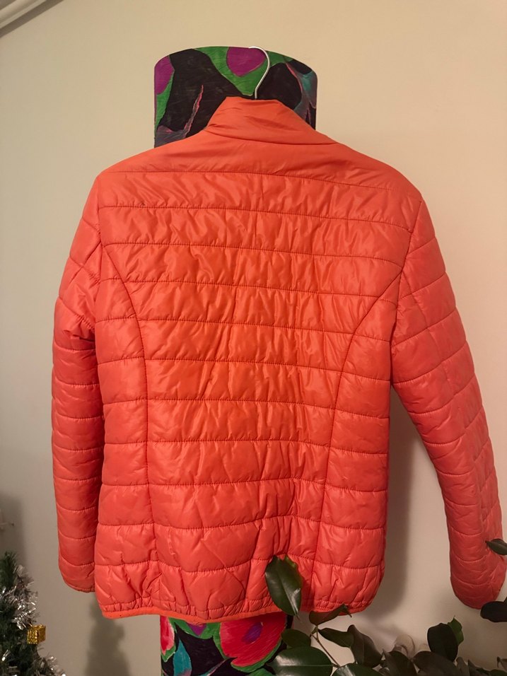 Turuncu Kadın Günlük Mont - Görsel 3