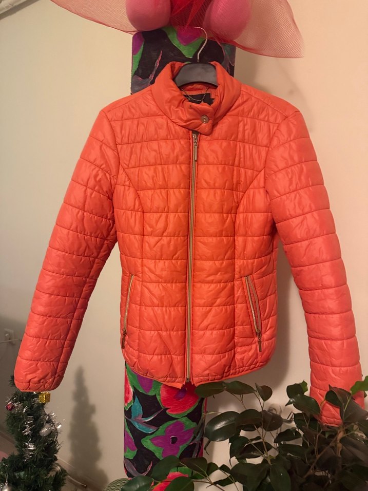 Turuncu Kadın Günlük Mont - Görsel 2