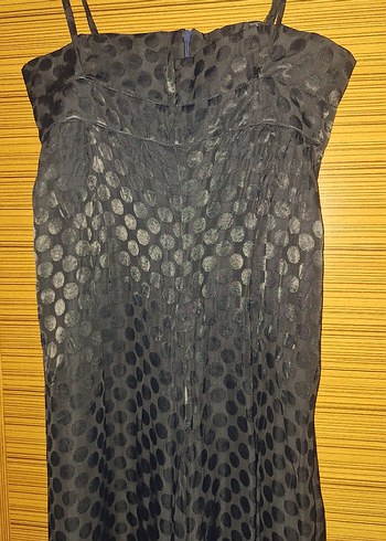 Siyah Straplez Uzun Kadın Tulum - Görsel 2