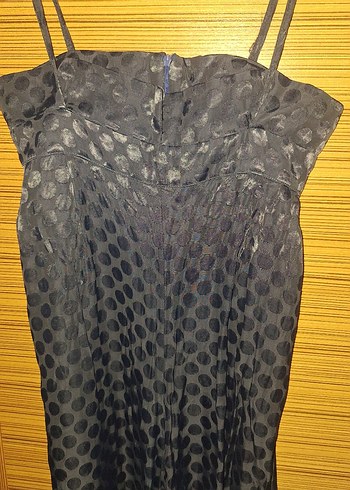 Siyah Straplez Uzun Kadın Tulum - Görsel 3