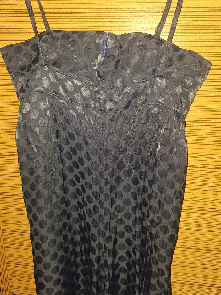 Siyah Straplez Uzun Kadın Tulum - Görsel 3