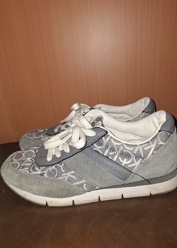 Gri Calvin Klein Kadın Dolgu Topuk Spor Ayakkabı - Görsel 3