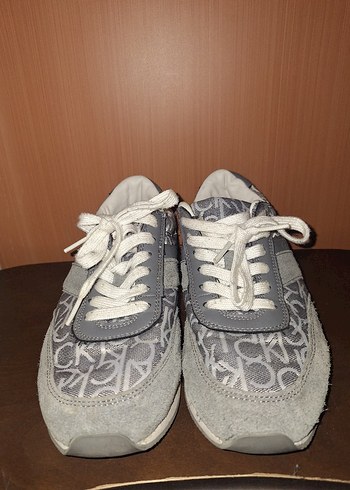 Gri Calvin Klein Kadın Dolgu Topuk Spor Ayakkabı - Görsel 2