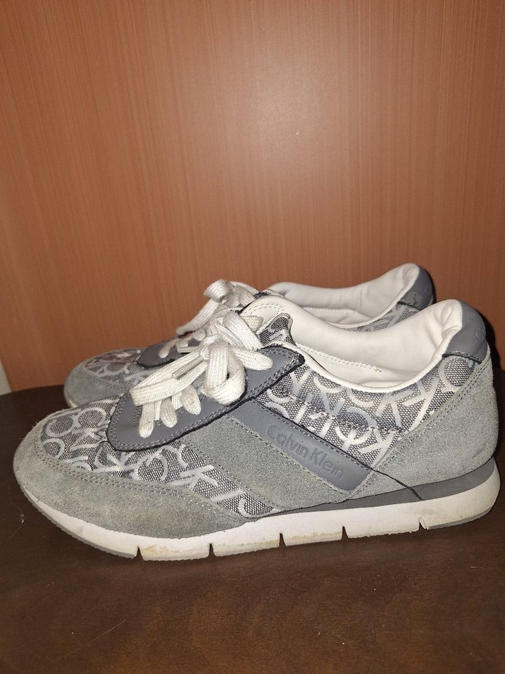 Gri Calvin Klein Kadın Dolgu Topuk Spor Ayakkabı - Görsel 3