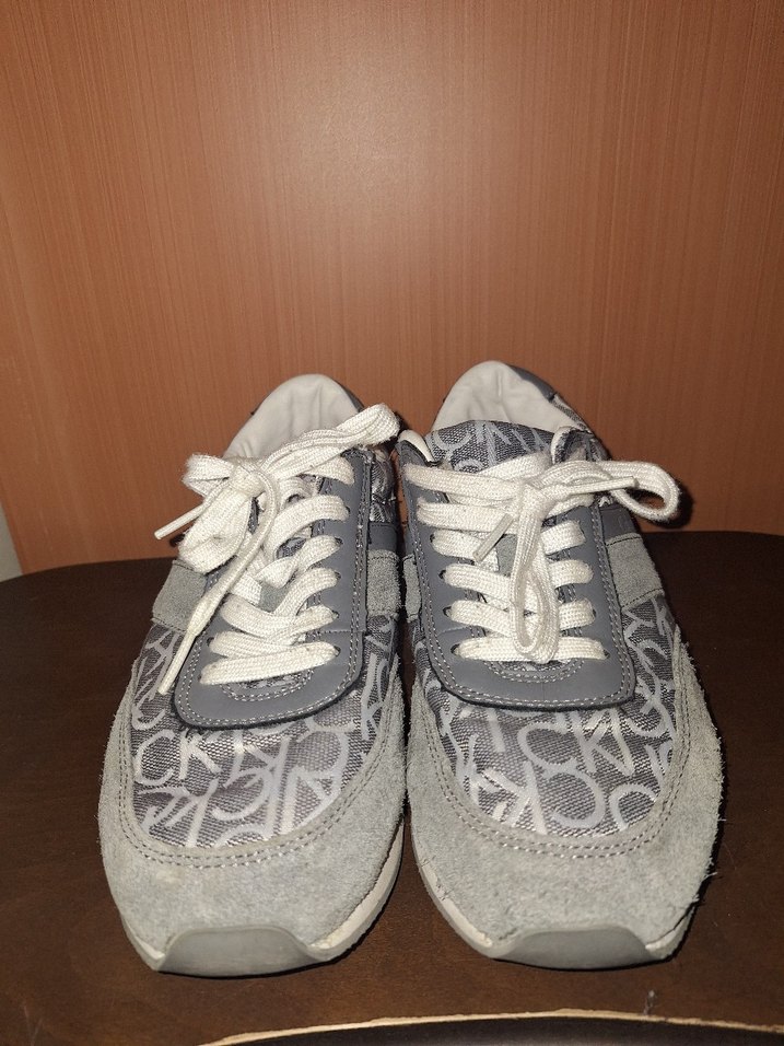 Gri Calvin Klein Kadın Dolgu Topuk Spor Ayakkabı - Görsel 2