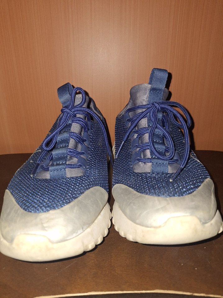 Kadın Mavi Denim Bağcıklı Spor Ayakkabı - Görsel 3