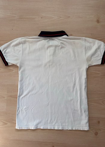 Pamuklu Beyaz Erkek U.SPolo Tişört - Görsel 3