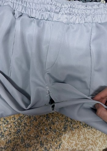 Unisex Gri Fermuarlı Spor Eşofman Altı - Görsel 4