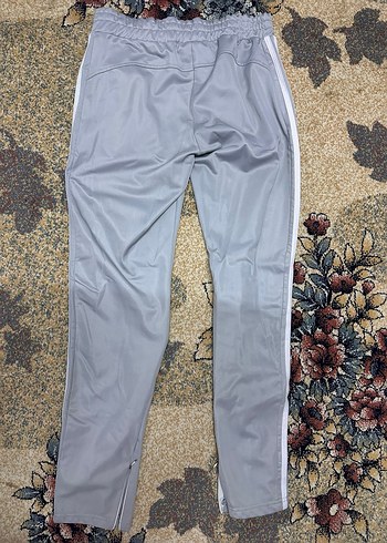 Unisex Gri Fermuarlı Spor Eşofman Altı - Görsel 2