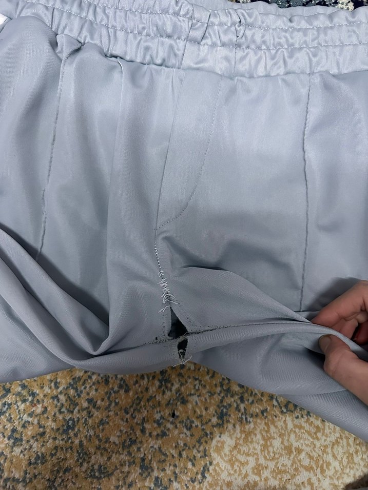 Unisex Gri Fermuarlı Spor Eşofman Altı - Görsel 4