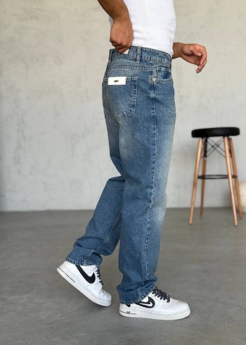 Baggy açık mavi pantolon - Görsel 2