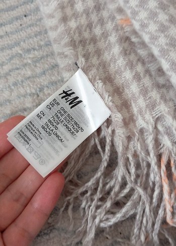 Bej Gri Keten Salaş Bohem Kadın omuz şalı - Görsel 2