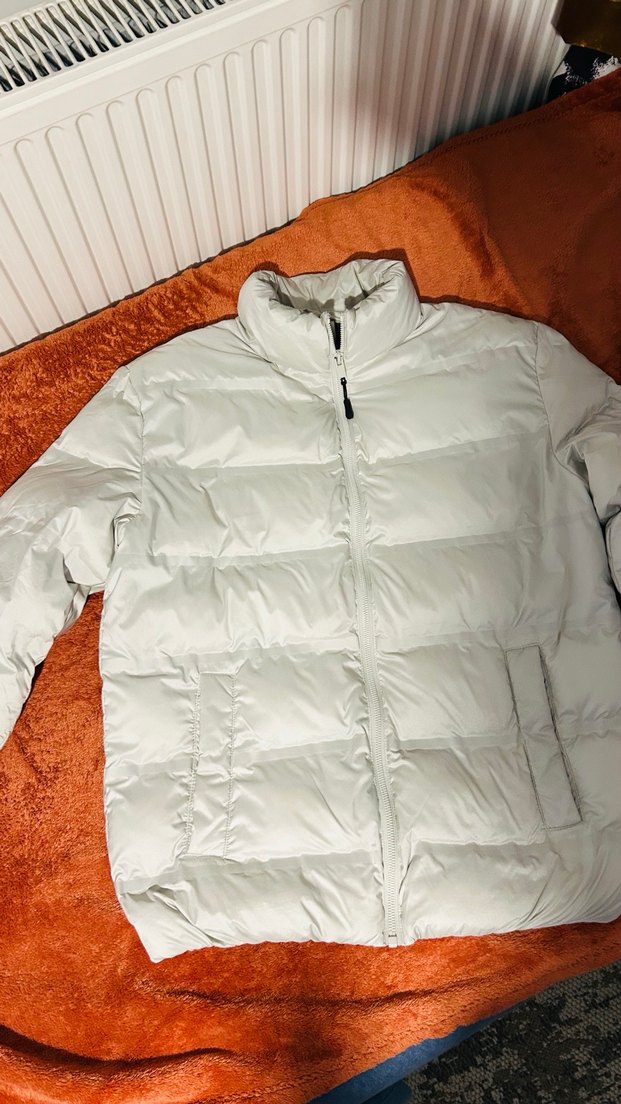 Only & Sons Gri erkek Kapitone Mont M beden - Görsel 3