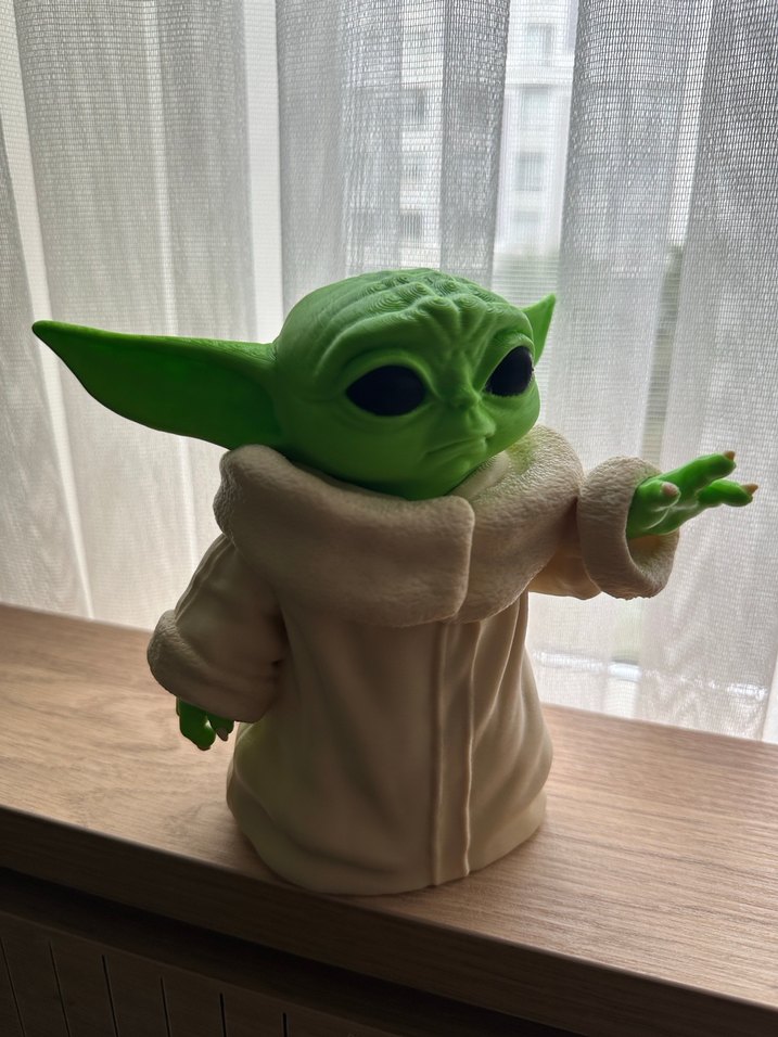 Bebek Yoda Aksiyon Figürü 3D - Görsel 3