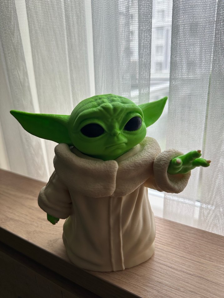Bebek Yoda Aksiyon Figürü 3D - Görsel 2