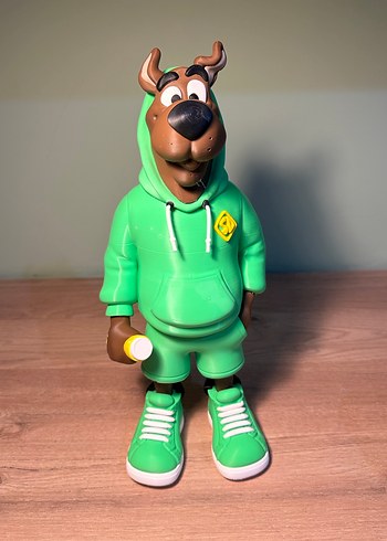 Yeşil Kapüşonlu Scooby-Doo Figürü 3D - Görsel 2
