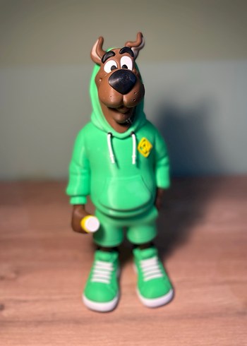 Yeşil Kapüşonlu Scooby-Doo Figürü 3D