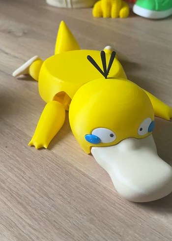 Pokeman bardak altlığı psyduck - Görsel 2