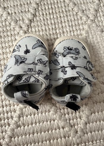 Bohem Tarzı Örgü Desenli Erkek Bebek Patik - Görsel 2