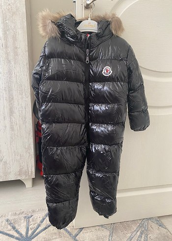 Kürklü Siyah Bebek Kayak Tulumu - Görsel 2