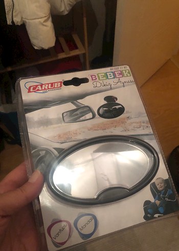 Carub Bebek Dikiz Aynası Siyah - Görsel 3