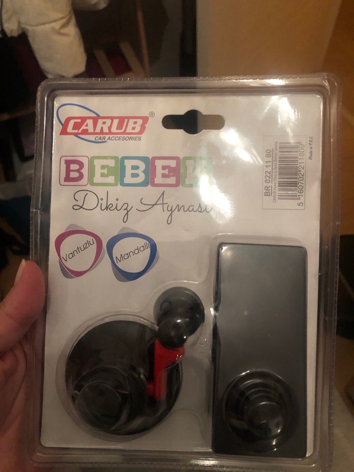 Carub Bebek Dikiz Aynası Siyah - Görsel 2