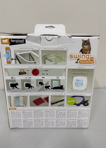  Ferplast Swing Microchip Kedi Kapısı  - Görsel 2