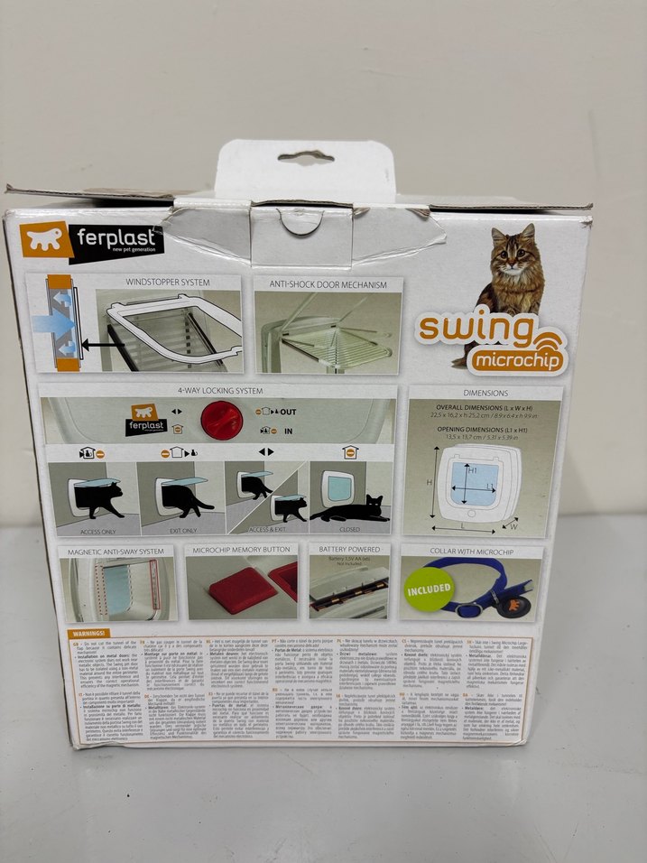  Ferplast Swing Microchip Kedi Kapısı  - Görsel 2