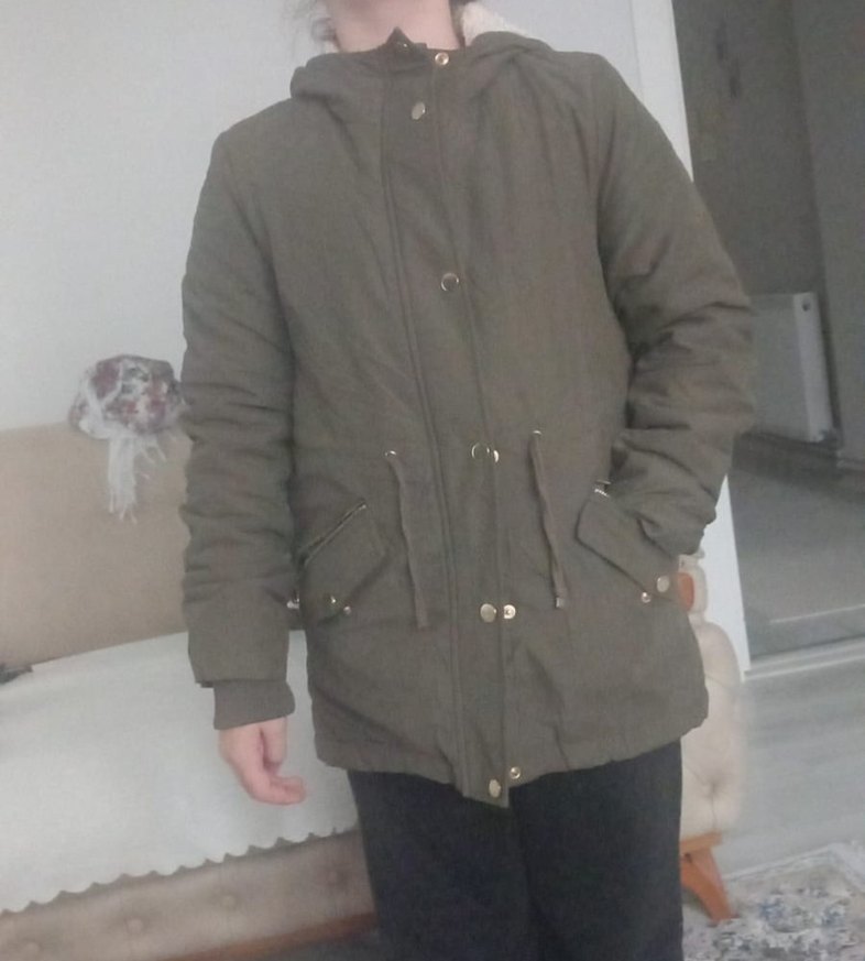 LCWYOUNG kız haki yeşili Rozet XXS - Görsel 2