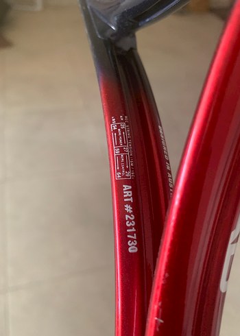 Parlak Kırmızı Head Tenis Raketi - Görsel 5