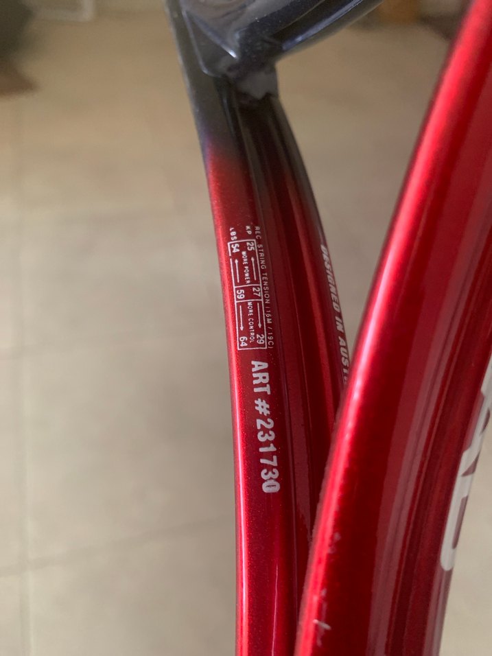 Parlak Kırmızı Head Tenis Raketi - Görsel 5