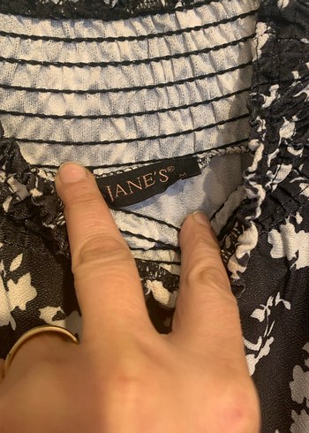 Çiçek Desenli Uzun Kollu Midi Elbise - Görsel 4