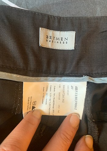 Düğmeli Kahverengi Kadın Ofis Takımı - Görsel 7