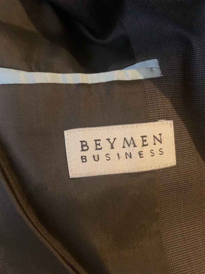 Düğmeli Kahverengi Kadın Ofis Takımı - Görsel 3