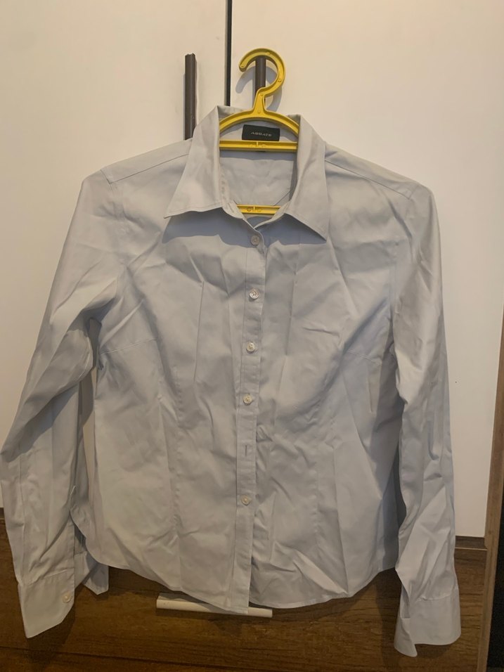 Abbate Açık gri gömlek fit kesim - Görsel 3