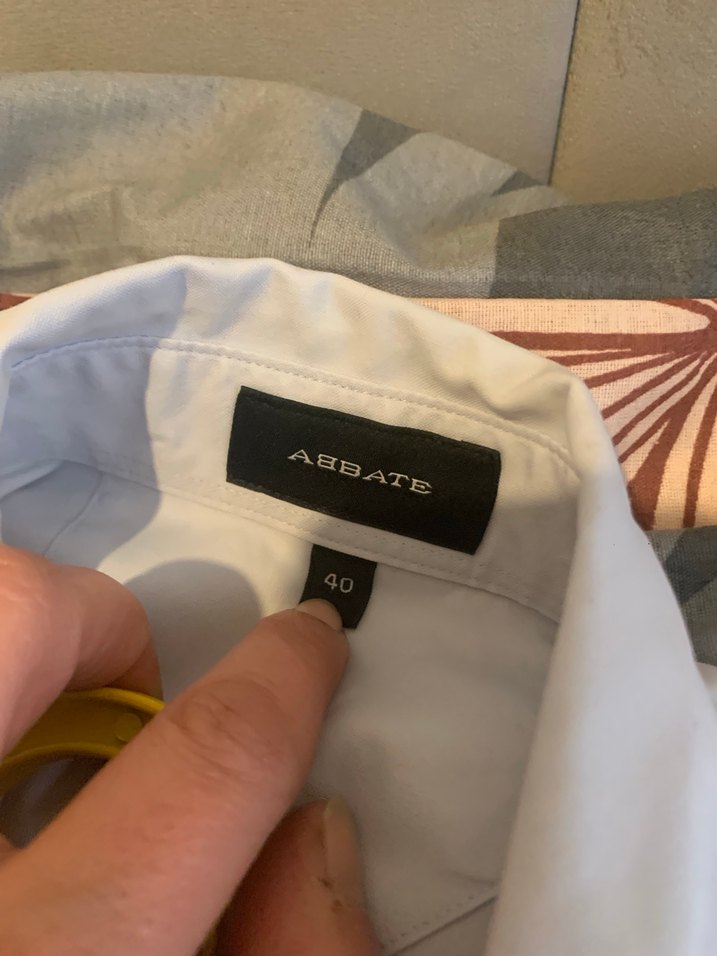 Abbate Açık gri gömlek fit kesim - Görsel 4