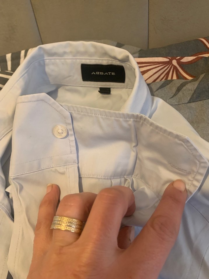 Abbate Açık gri gömlek fit kesim - Görsel 2