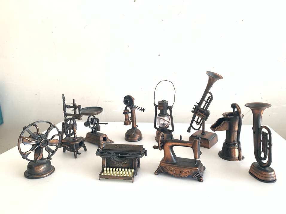 Vintage metal kalemtraş 8 adet - Görsel 4