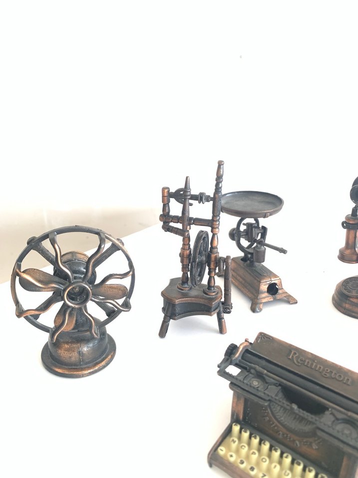 Vintage metal kalemtraş 8 adet - Görsel 3