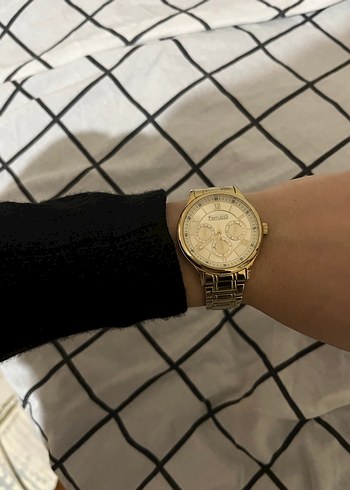 Kadın Kol Saati Altın Sarısı Ferucci - Görsel 3